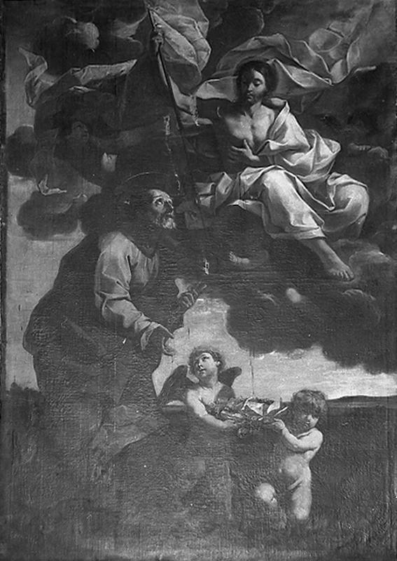 San Pietro intercede per le anime del purgatorio - Fabriano, Ancona